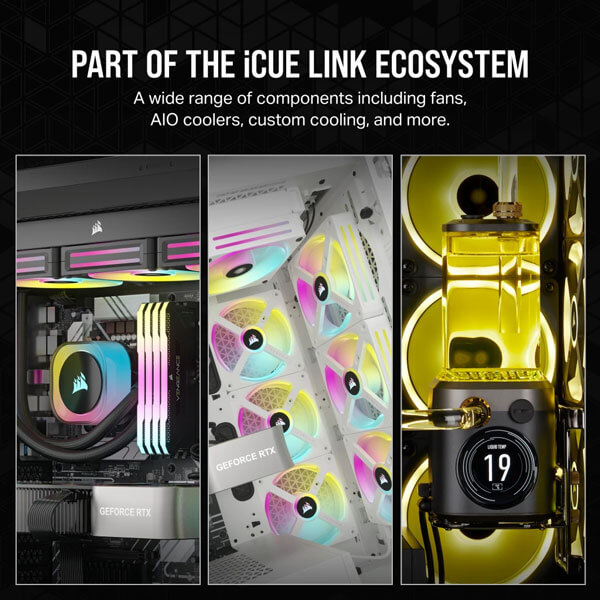 Corsair iCUE LINK H150i RGB White 360mm CPU Liquid Cooler